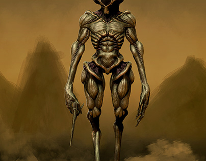 Saqamu Du'Aran / Alien Warrior concept
