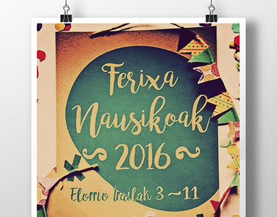 Cartel Ferixa Nausikoak 2016