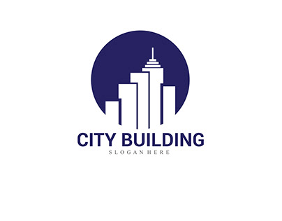 Real Estate City Building Logo Design