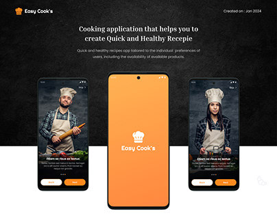 Easy Cook's Mobile Application