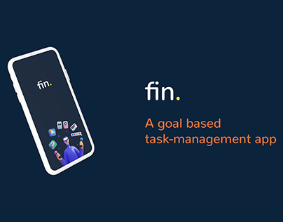 Fin - A goal based task management app