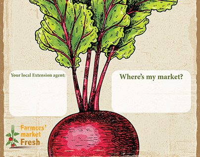 Farmers' Market Fresh Local Poster