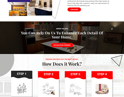 Kitchen Furniture website design