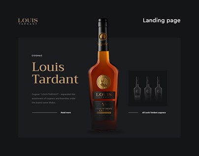 Louis Tardant - Cognac Landing Page