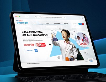 Tata Sky - VOD Service Website Design