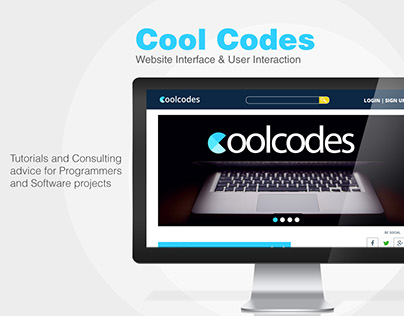 Cool Codes - Website Interface and User Interaction