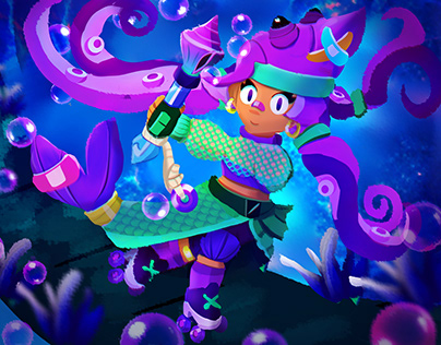 Project thumbnail - Aqua Roller Amber (Supercell Make entry)