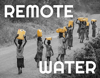 Website for charity project | Remote Water
