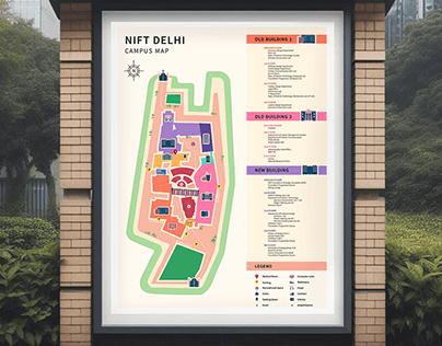 Spatial Map of NIFT, New Delhi