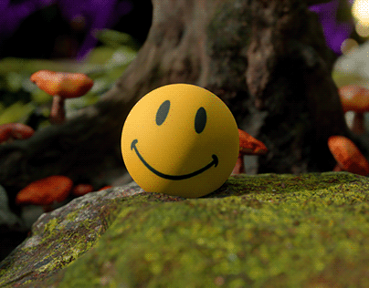 Smiley in the Forest