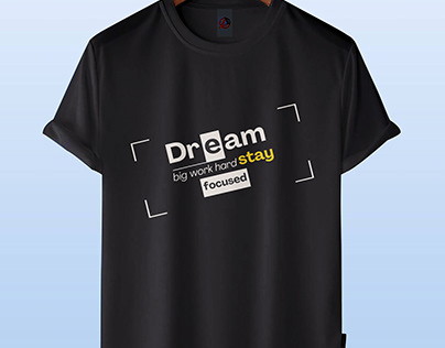 Custom Typography Minimalist T shirt Design