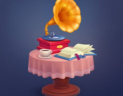 Still life with gramophone