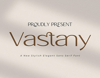 Vastany | A Stylish and Elegant Sans Serif