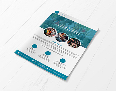 Flyers for teambuilding company