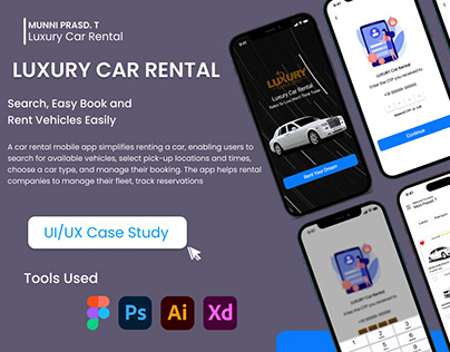 Luxury Car Rental UI/UX Case Study