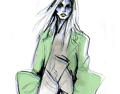 green coat gif