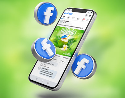 Social Media Design for Coconut Drink Company Marketing