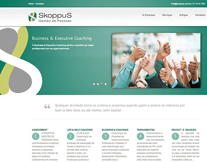 Skoppus Logotipo, Identidade Visual, Website