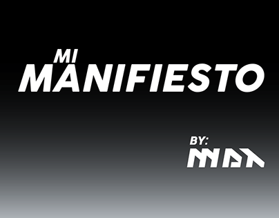 Manifiesto Ético: By Me
