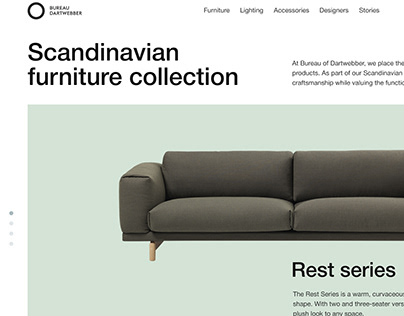 Scandinavian furniture web store