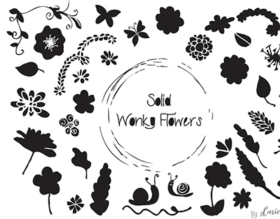 Wonky Flower Doodles