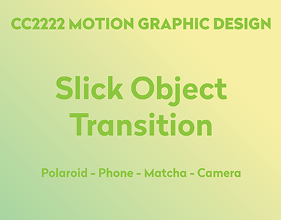 CC2222 Slick Object Transition