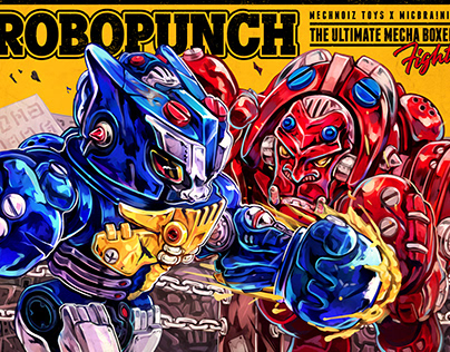 RoboPunch & Panzer SD ArtToy KeyVisuals- Mech Noiz Toys