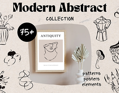 Modern Abstract Line Art Collection