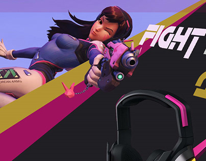 Fight Like A Girl | D.Va Overwatch Headset