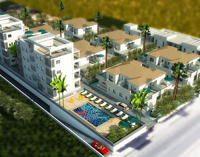 RESIDENTIAL. 46 APARTMENTS AND SEMIDETACHED VILLAS.