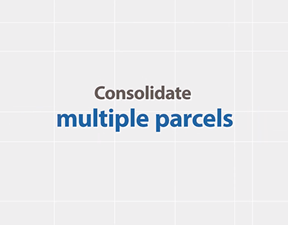 Consolidate multiple parcels for collection