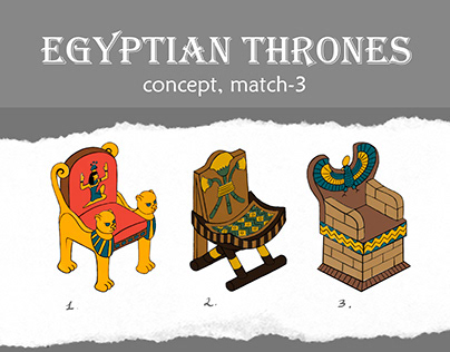 Egyptian thrones (concept)