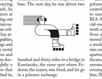 Rollerbladers spots for The New Yorker