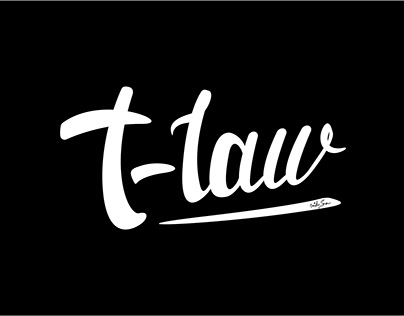 T-Law animated typeface