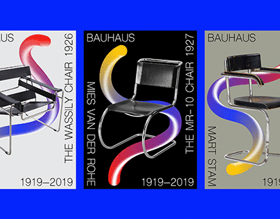 Poster Series for the 100th Years of Bauhaus