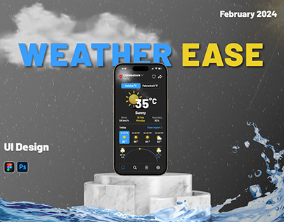 WeatherEase | Weather Forecast App | UI Design