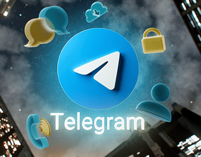 Telegram | 3D Motion Design