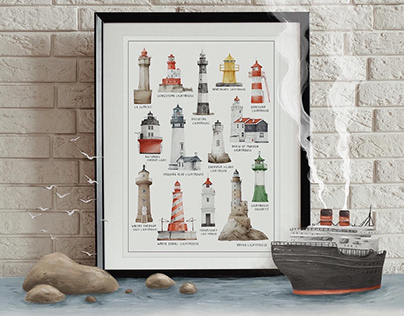 Lighthouses | illustrations
