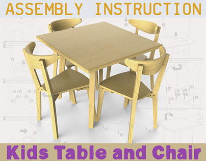 Assembly instruction- KIDS TABLE and CHAIR