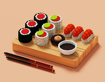 Voxel-sushi