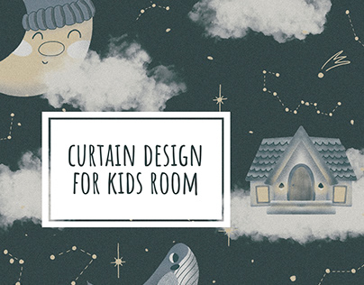 Curtain design for kids room