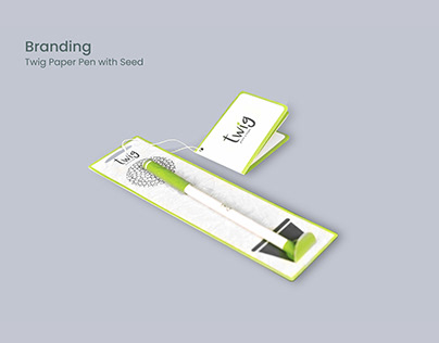 TWIG, Seed Paper Pen Branding