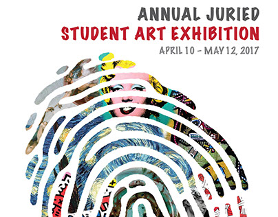 Annual Juried Student Art Exhibition Poster
