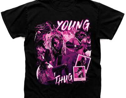 Young Thug, 90s Bootleg Merch Design