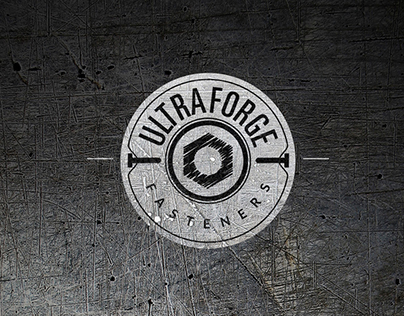 Ultra Forge Fasteners Logo and Identity