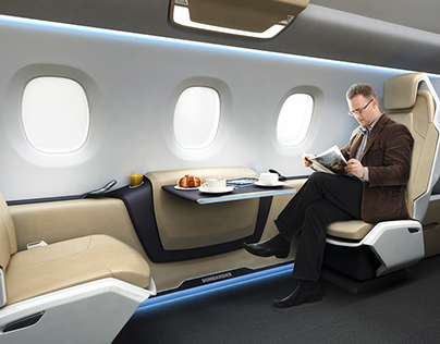 Business jet cabin concept