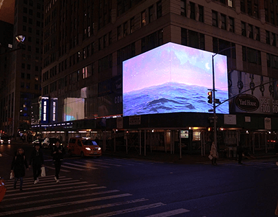 Alexander Mils x Indg0 - Times Square 3D Motion Project