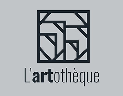 Identité visuelle pour l'artothèque de Montréal