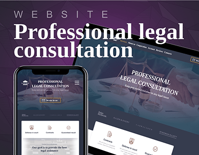 Website for Professional Legal Consultation