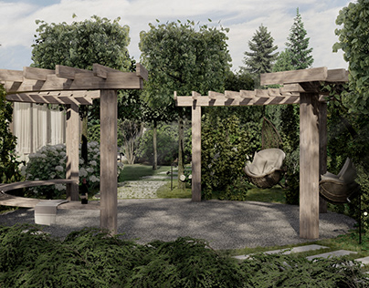 Ландшафтный дизайн частного сада